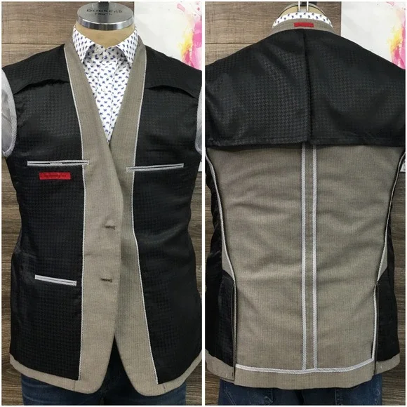 JOHN VARVATOS Mens Blazer Sport Coat Casual Jacket Size 41R Cotton Wool Suit